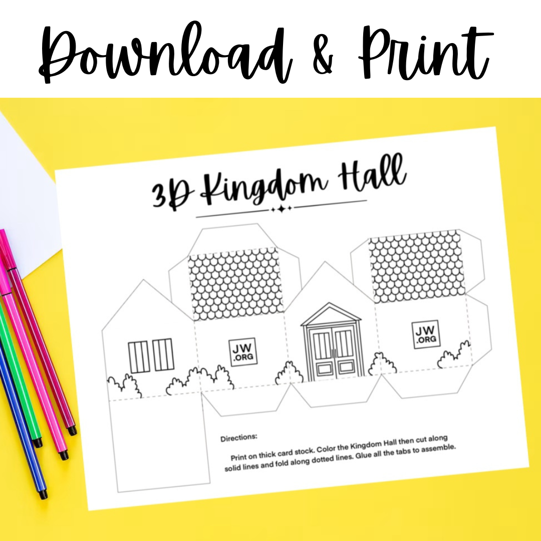3D Kingdom Hall - Download & Print