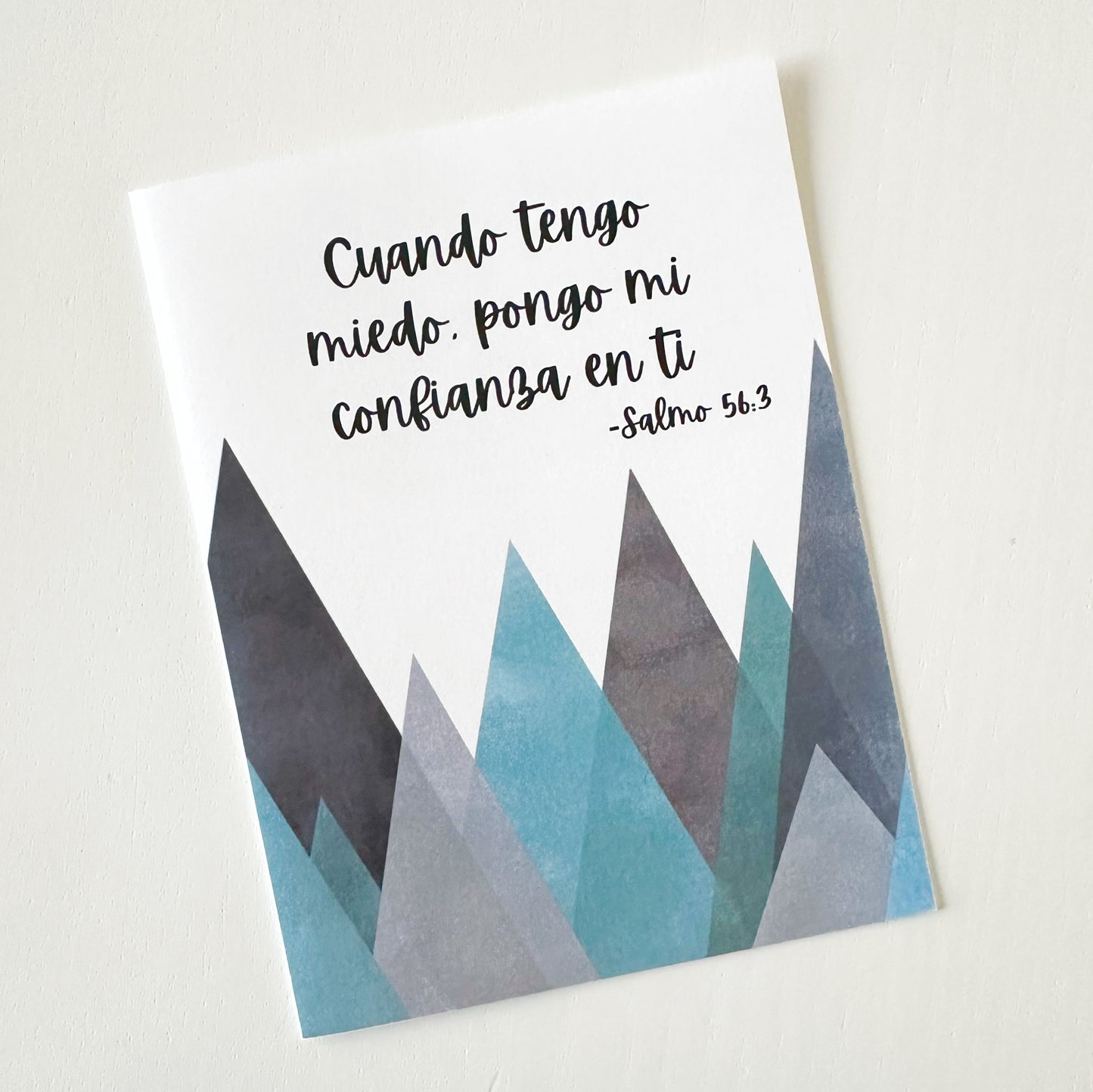 When I Am Afraid I Put My Trust In You Psalm 56:3 Greeting Card