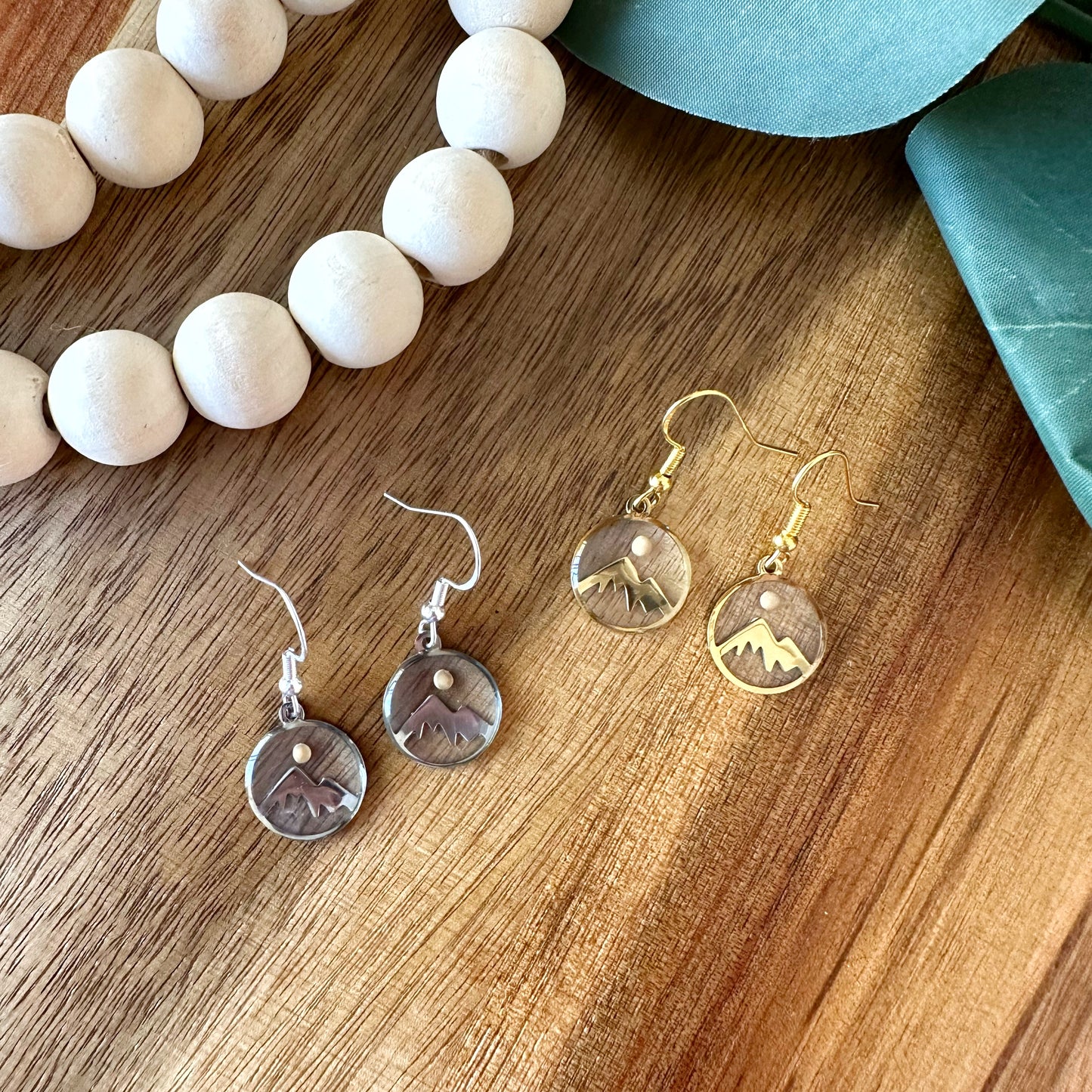 Mustard Seed Mountain Earrings