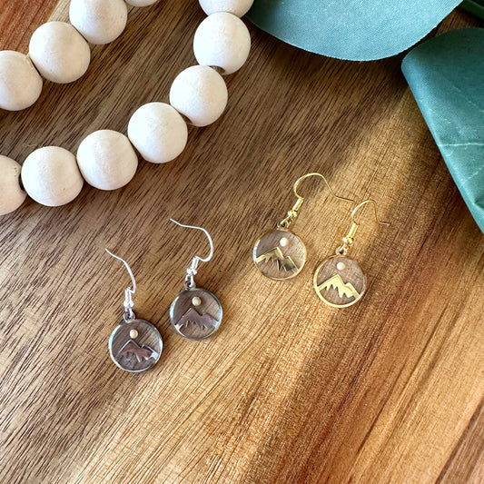 Mustard Seed Mountain Earrings