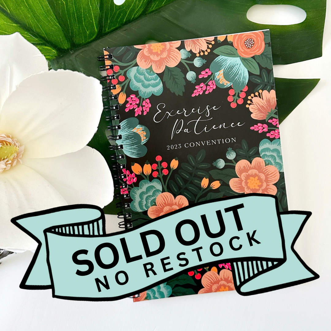 2023 Exercise Patience Floral Regional Convention Notebook