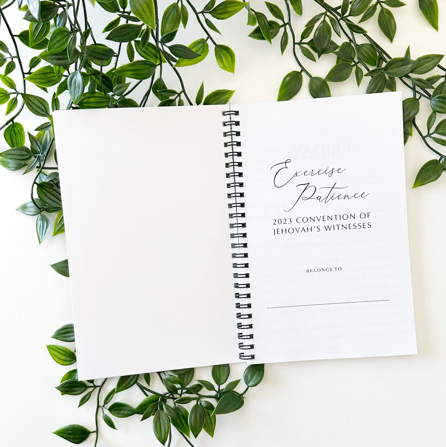 2023 Exercise Patience Mountain Regional Convention Notebook