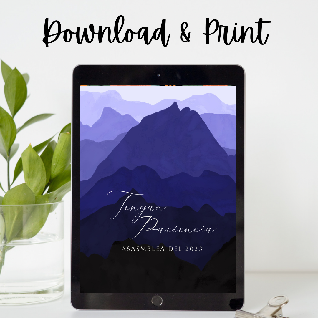 2023 Exercise Patience Mountain PDF Notebook