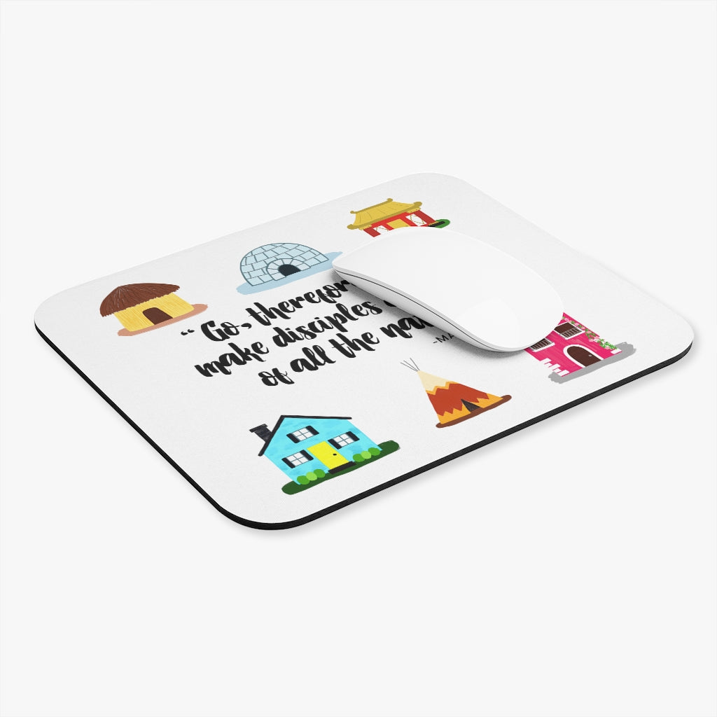 Make Disciples Matthew 28:19 Mouse Pad (English)
