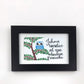 Listen obey and be blessed JW framed, personalized print for kids by Olive Branch Design Studio