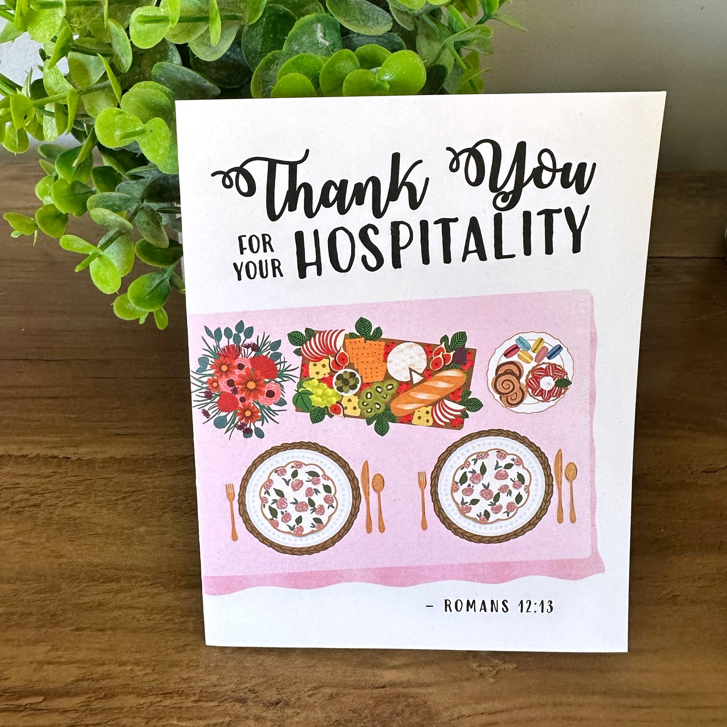Hospitality Thank You Card