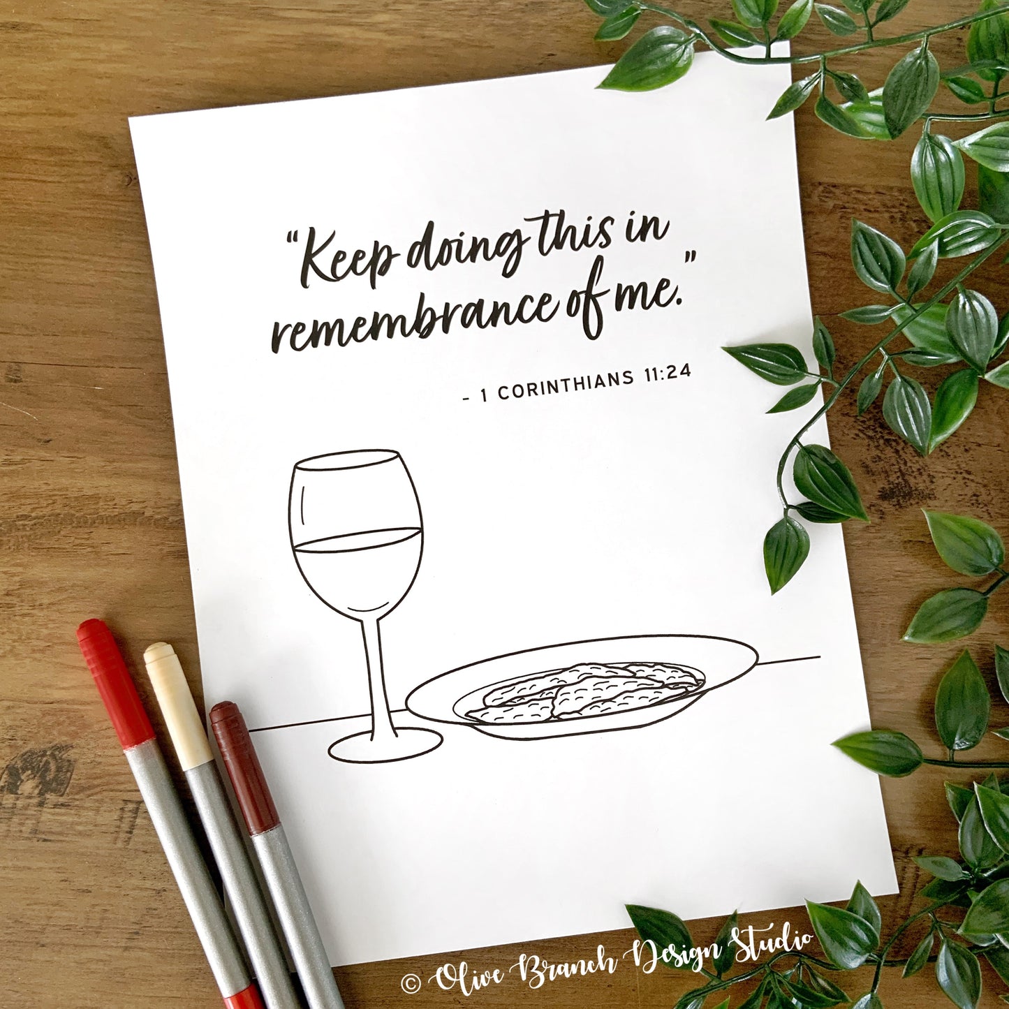 Memorial Coloring Page