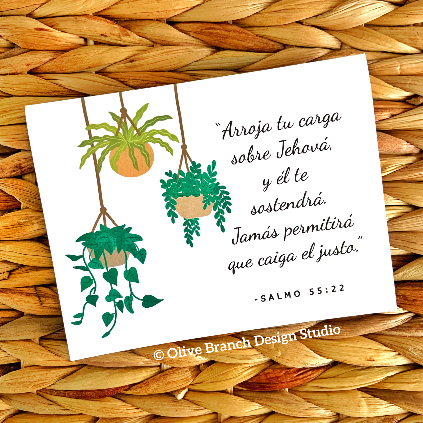 Jehovah Will Sustain You Greeting Card