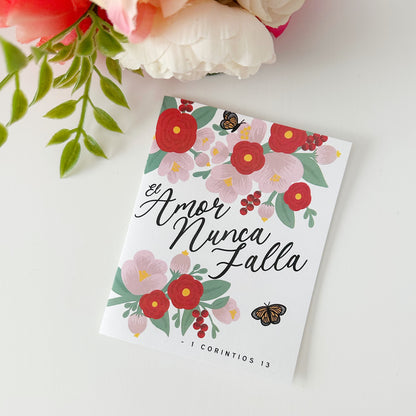Love Never Fails Greeting Card - 1 Corinthians 13