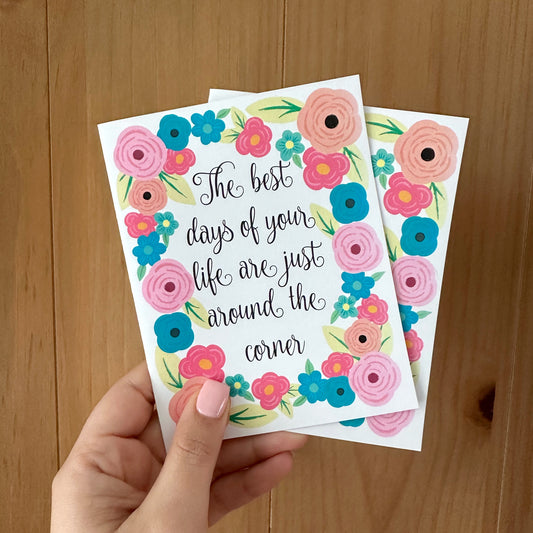 Just Around the Corner Card