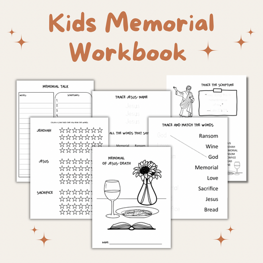 Kids Memorial Workbook