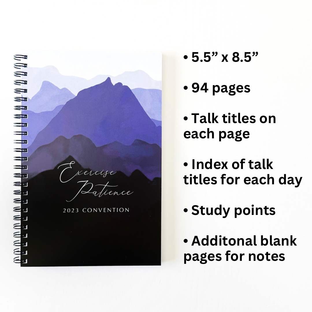 2023 Exercise Patience Mountain Regional Convention Notebook