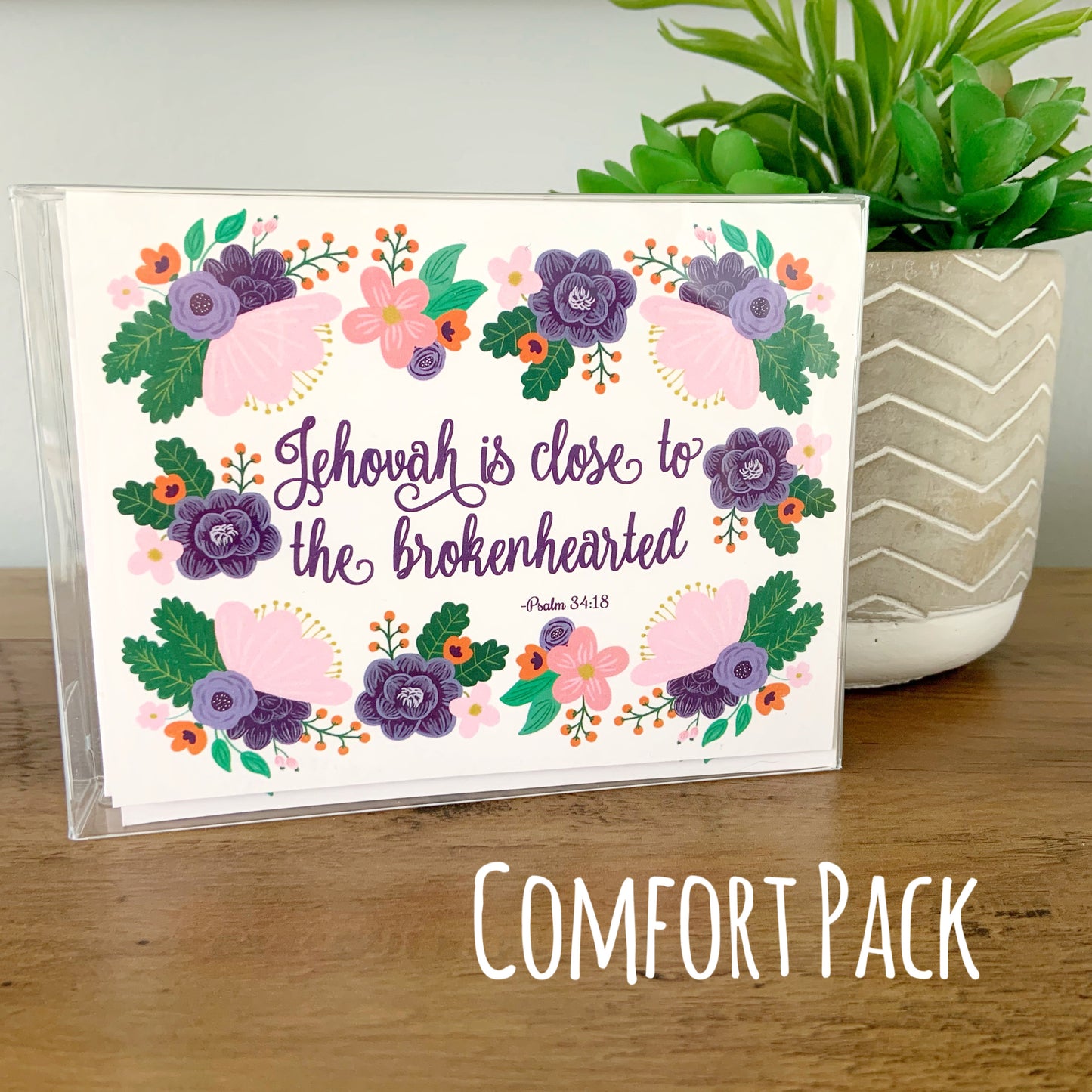 JW Comfort Pack Cards Jehovah close to brokenhearted
