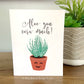 Aloe You Vera Much Card - Download & Print