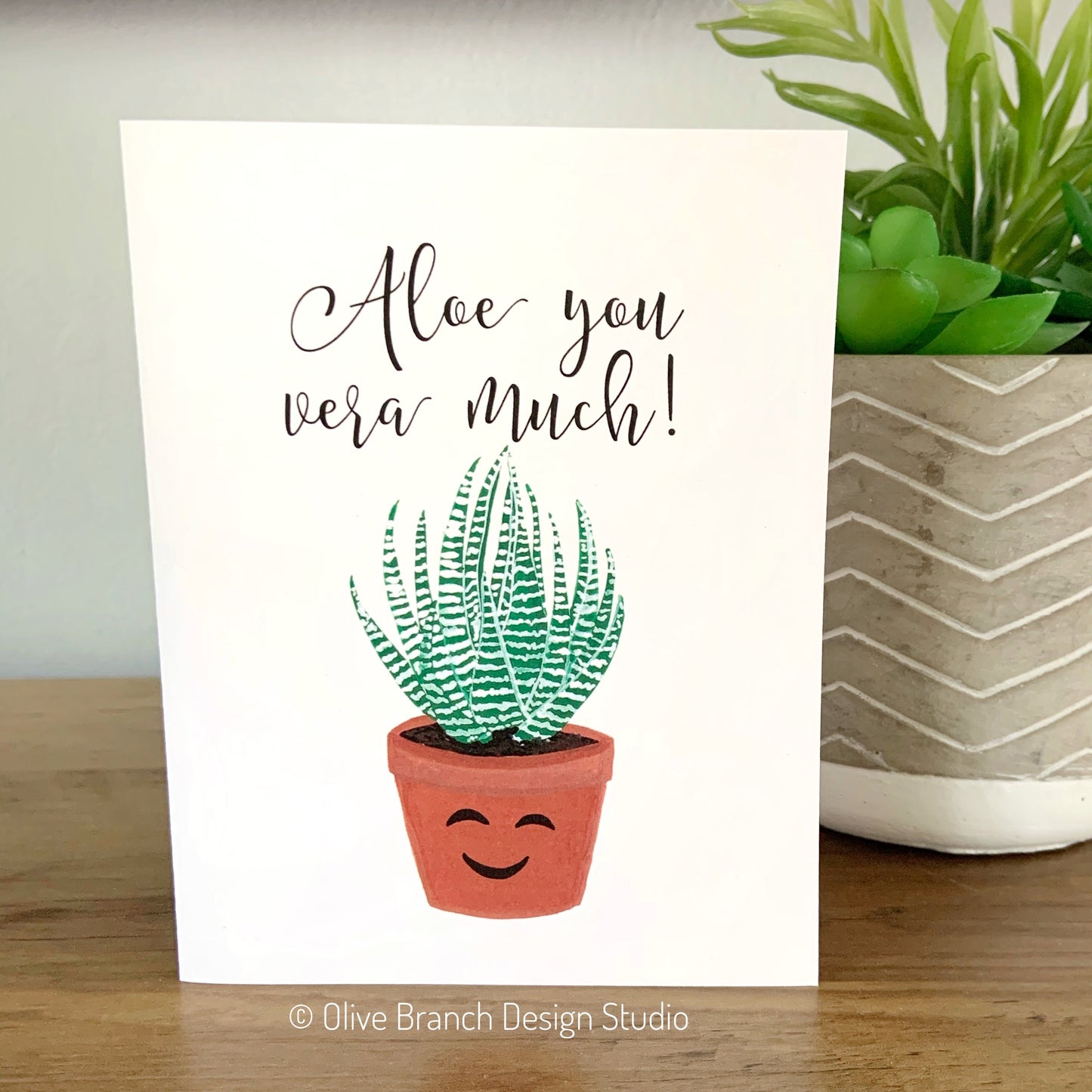 Aloe You Vera Much Card - Download & Print