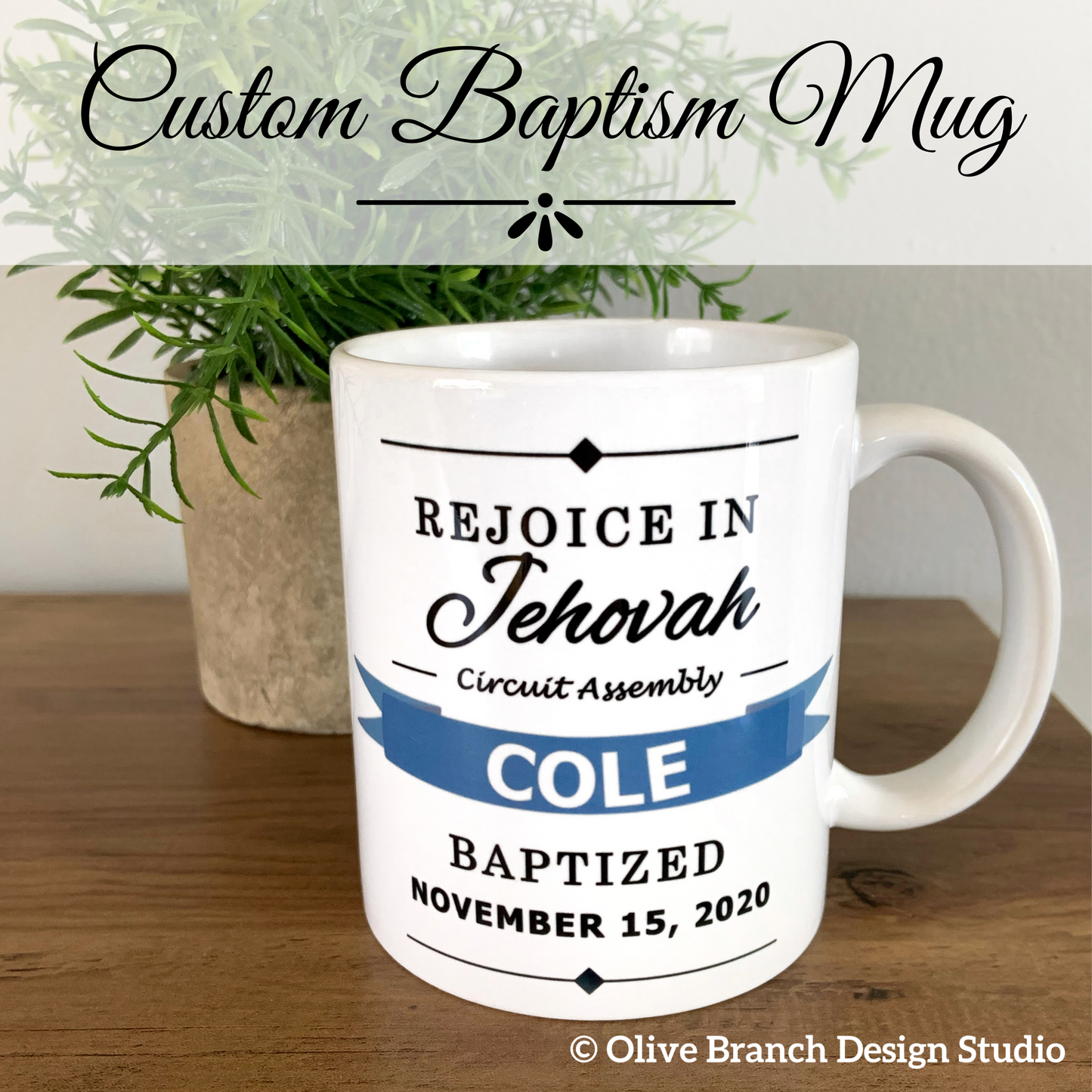 Custom Baptism Mug