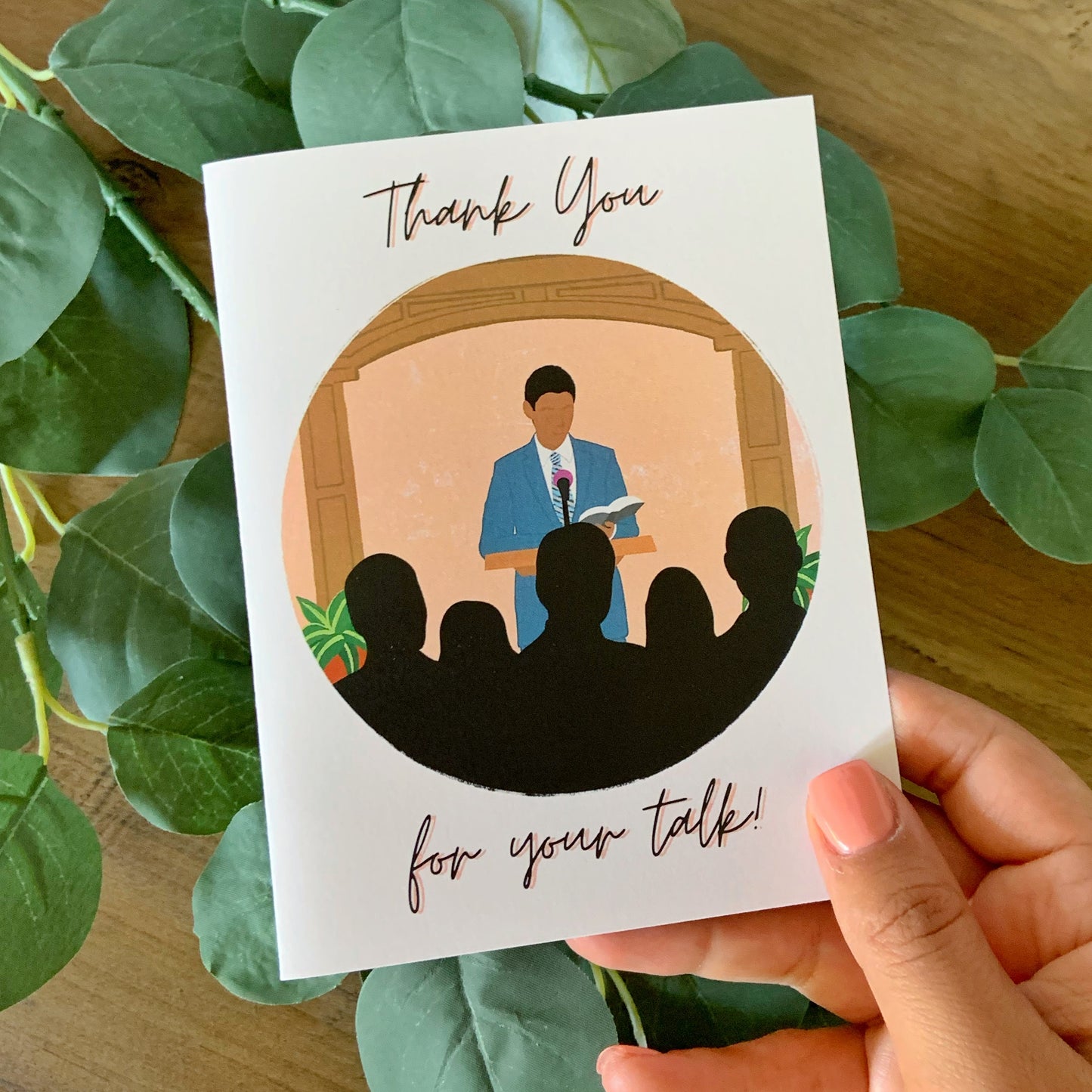 Thank You for Your Talk Greeting Card for Brothers