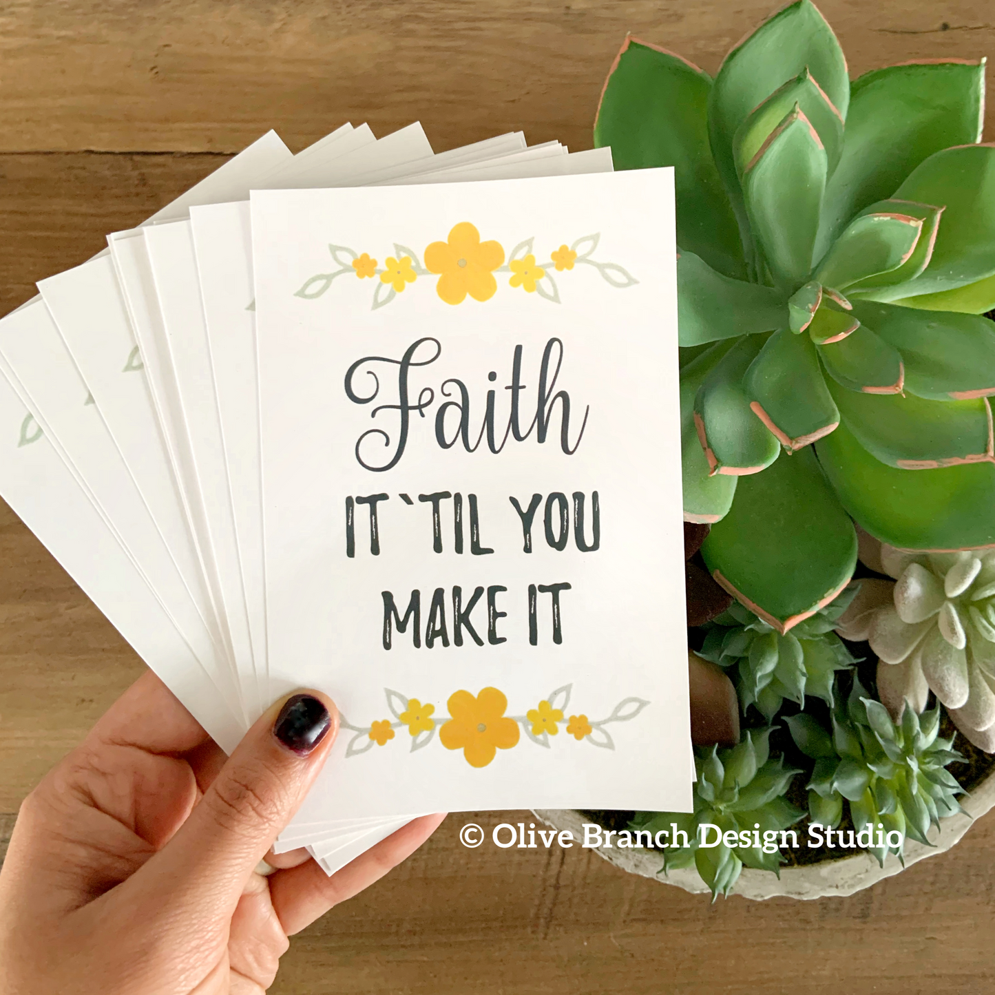 Faith it ‘til You Make it Print