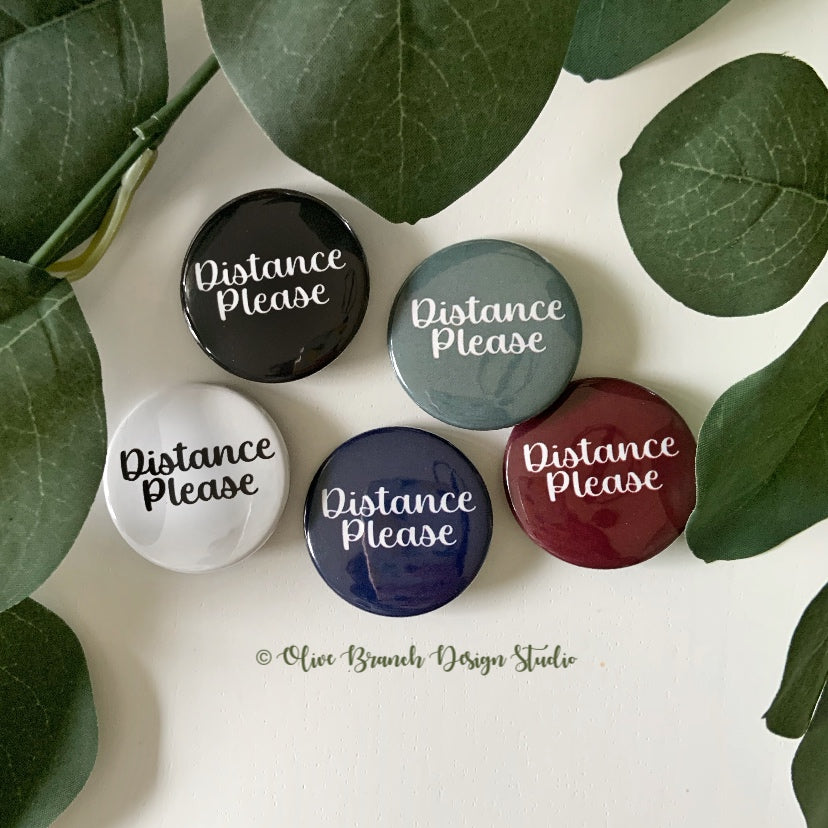 Distance Please Meeting Pins