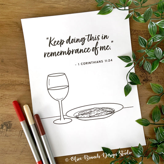 Memorial Coloring Page