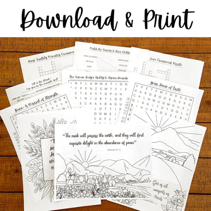 Activity Pack 3 - Download & Print