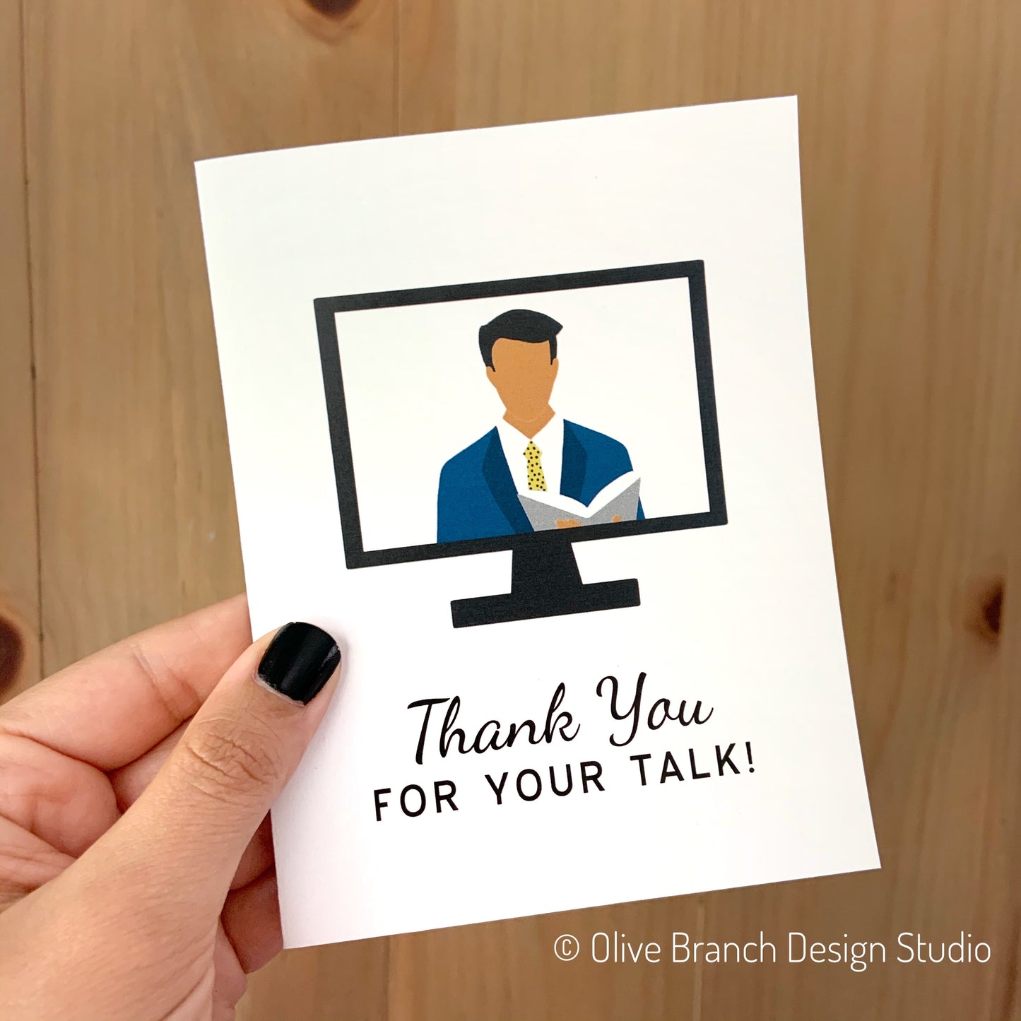 Thank You For Your Talk Greeting Card