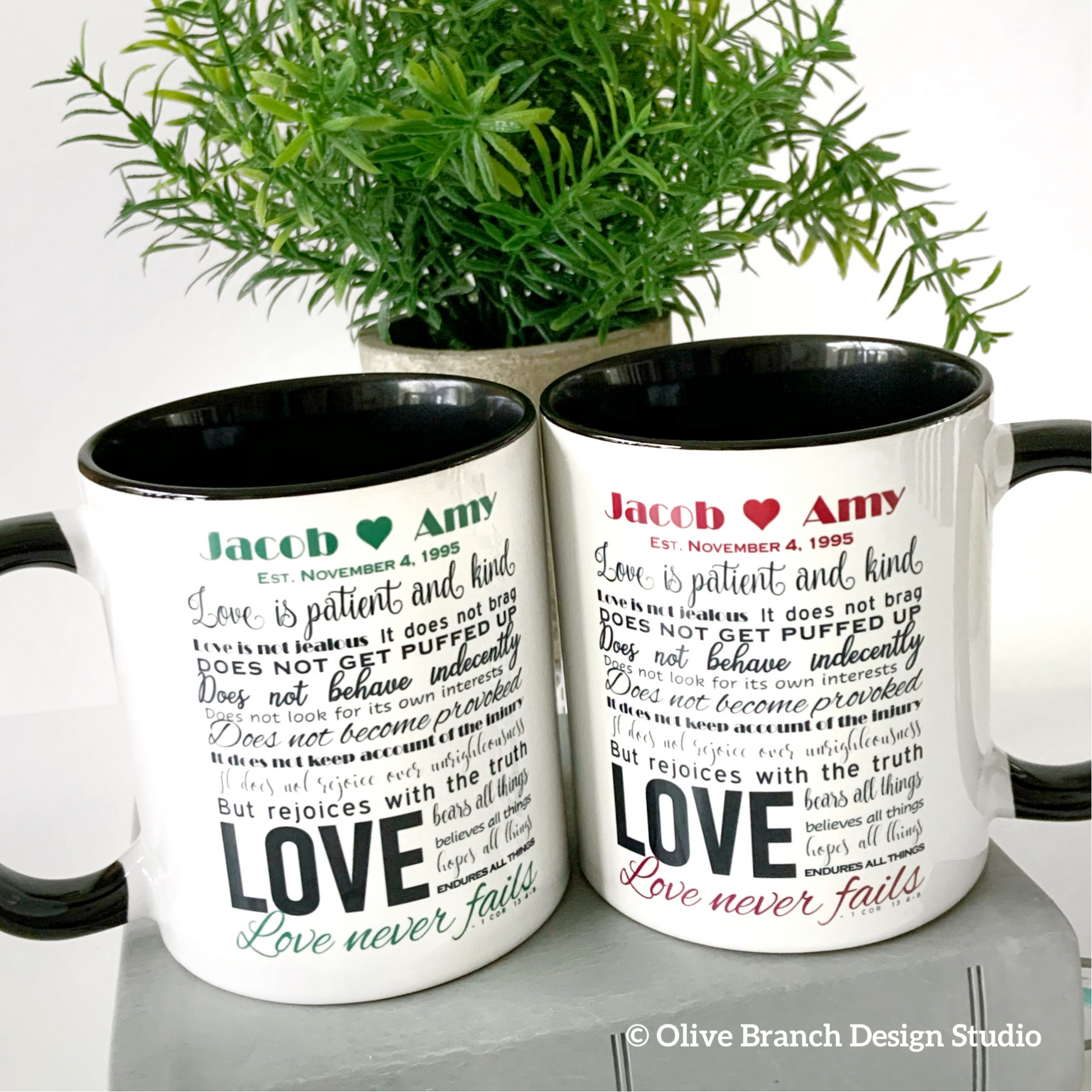 Love Never Fails Mug JW Gifts