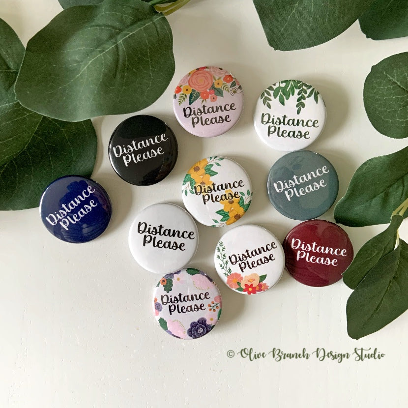 Distance Please Meeting Pins