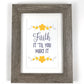 Faith it til you make it Framed Print JW Encouragement Gift by Olive Branch Design Studio 