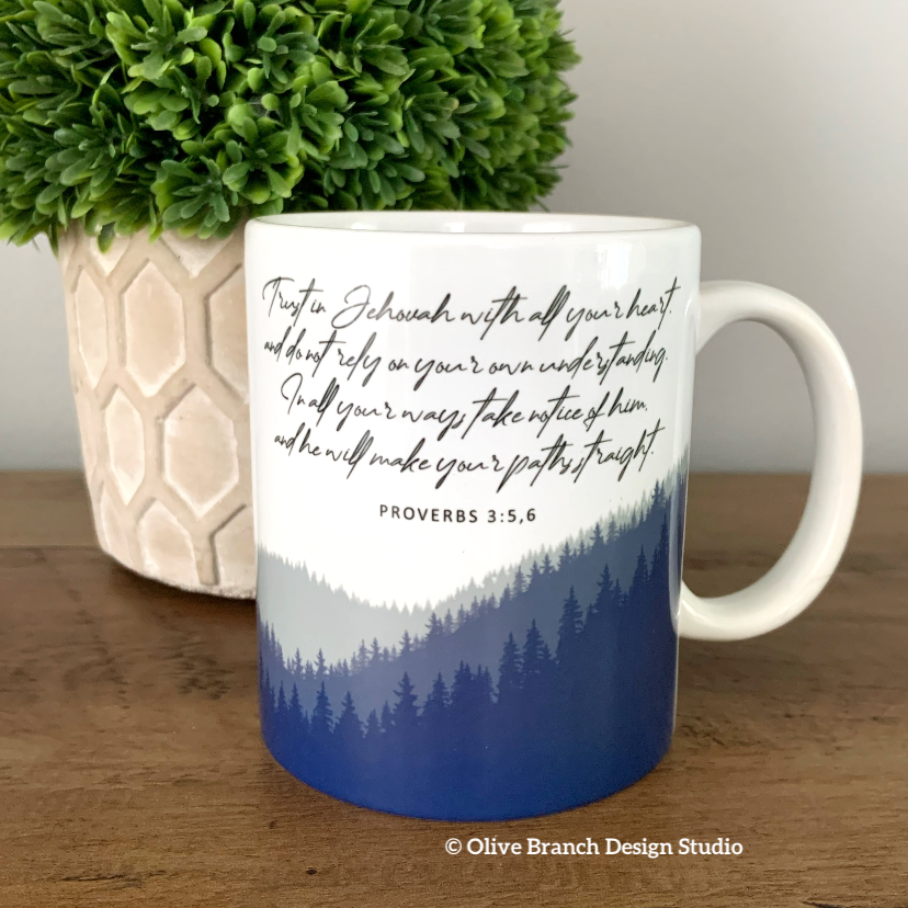 Trust in Jehovah Mug - Proverbs 3:5,6