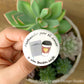 JW Pioneer Magnets Buttons Pins Fueled by love and coffee