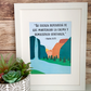Keep Calm and Show Trust Landscape Print - 8x10 JW Isaiah 30:15 - 2021 Year Text