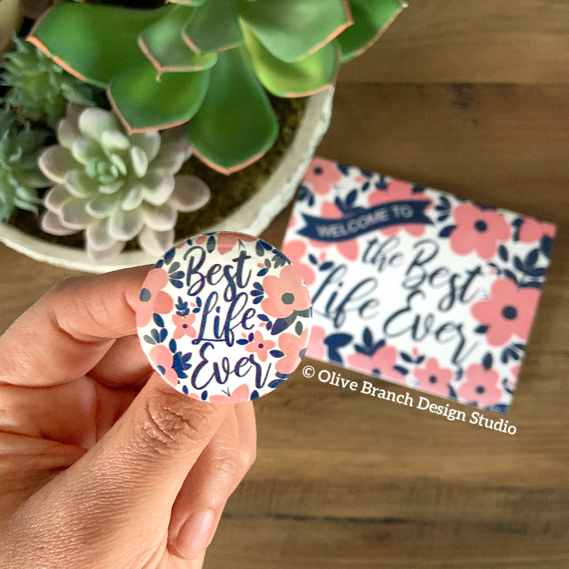 Best Life Ever Card & Pin