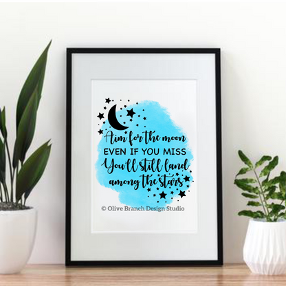 Aim for the Moon - Download & Print